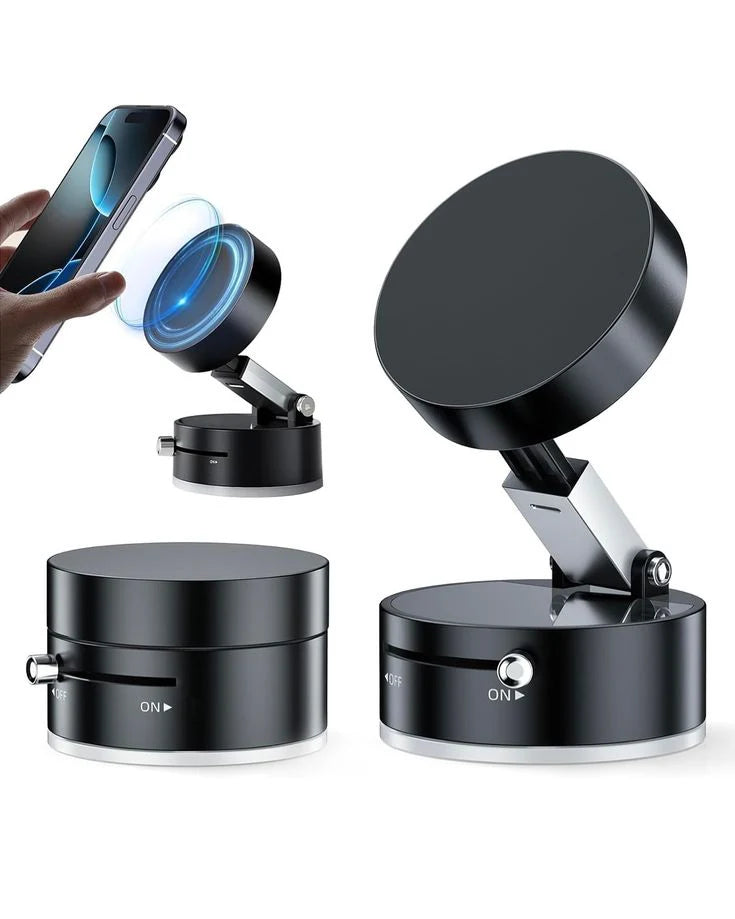 Foldable Vacuum Magnetic Car Phone Holder