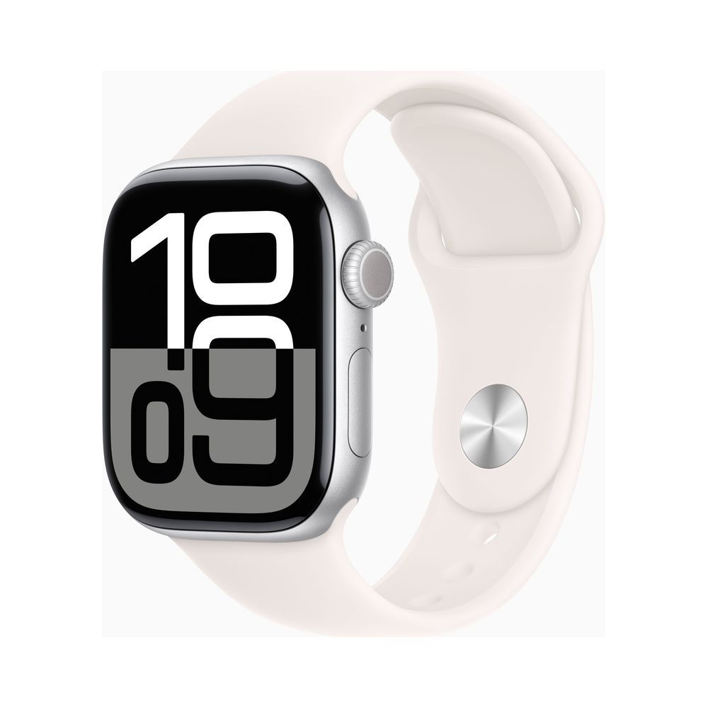 Apple Watch Series 10 – GPS, 46mm, Jet Black, Sport Band ( with Apple logo)